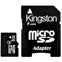 Kingston 8GB microSD Class 4 Card (SDC4/8GBER) Kingston 8GB microSD Class 4 Card (SDC4/8GBER)